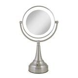 Zadro 11" Round LED Cordless Dual-Sided Mirror 10X/1X