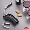 OXO SteeL Vertical Lever Corkscrew with Removable Foil Cutter