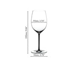 Riedel Fatto A Mano Cabernet/Merlot Wine Glass Black 4900/0B NEW