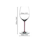 Riedel Fatto A Mano Cabernet/Merlot Wine Glass Mauve 4900/0MA