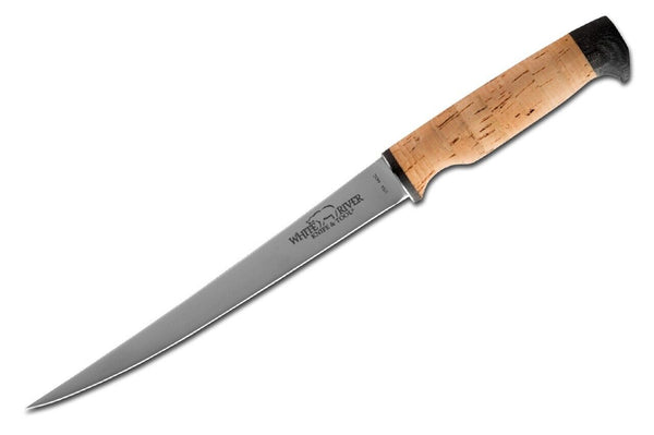 White River 8.5" Traditional Fillet Knife w/Cork Handle 440C Steel Blade NEW