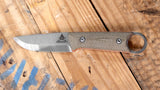 White River Firecraft PKO, O.D. Canvas Micarta/Orange G10 Liner NEW