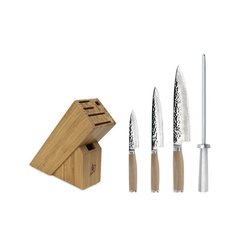 Shun Premier Blonde 5 Pc Starter Block Set With Slimline Block TDMS0540W NEW