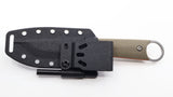White River Firecraft PKO, O.D. Canvas Micarta/Orange G10 Liner NEW