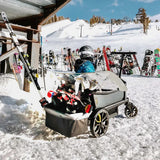 Veer Cruiser XL All-Terrain stroller Wagon Bundle with Basket & Canopy  New