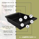 All American 1930 Deep Dish Bake Pan with Premium Non-Stick New