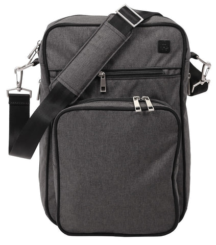 Ju Ju Be XY Helix Baby Messenger Diaper Bag w/ Changing Pad Chrome NEW