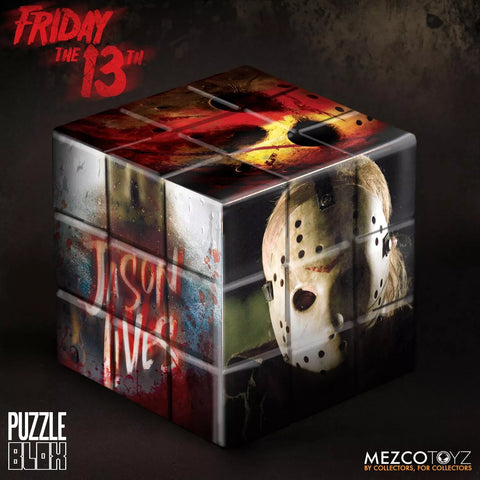 Mezco Toyz Jason Voorhees Friday The 13th 2009 3D Combination Puzzle Game Blox