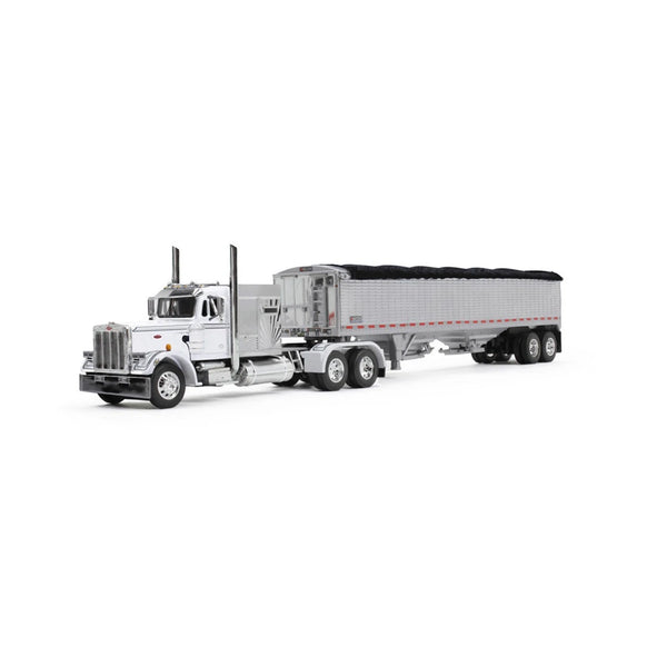 First Gear 1/64 Peterbilt Model 359 w/60" Sleeper & 43' Wilson Grain Trailer NEW