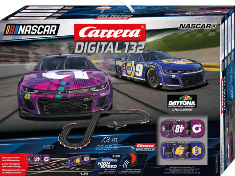 Carrera Digital 132 NASCAR Daytona Challenge Car Racing Race set 20030042 New