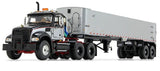 First Gear 1/50 Scale Mack Granite MP & East Genesis End Dump Trailer Black/Red