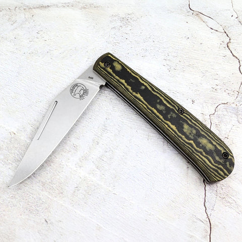 White River Trailhead Trappe Knife Richlite Maple & Black  Steel Blade NEW