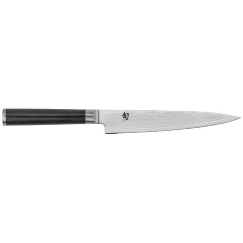 Shun Classic Serrated Utility Knife 6" DM0722 Brand NEW in Box Auth Dealer