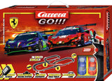 Carrera GO Ferrari Power Racing slot car racing set 20062575 NEW