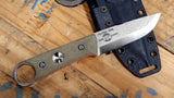 White River Firecraft PKO, O.D. Canvas Micarta/Orange G10 Liner NEW
