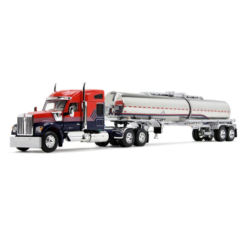 First Gear DCP 1/64 Kenworth W990 Sleeper Brenner Chemical Tank Trailer NEW