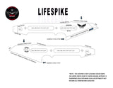 White River Delia Tactical LifeSpike with Sheath 80CRV2 Steel Blade