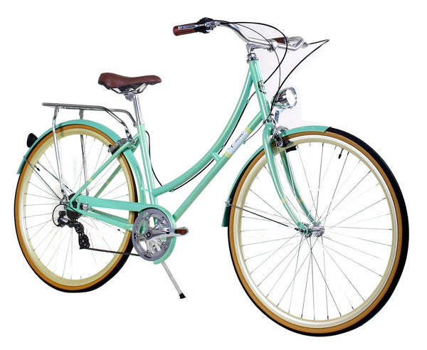 Zycle Fix Civic 7 Speed Women City Bicycle Bike Minty 39 or 44 CM