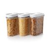 OXO Good Grips 3.4 Qt / 3.2 L Food Storage Cereal Dispenser 3 PC Set BPA Free
