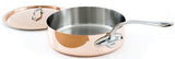 Mauviel M'Heritage 3.2 Qt Copper & Stainless Steel Saute Pan w/ Lid 6111.25