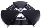 XPole X-STAGE Lite 45mm Spinning Static Dance Exercise X Pole Podium Set S Black
