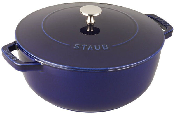Staub Cast Iron 3.75-qt Essential French Oven Dark Blue 11732491