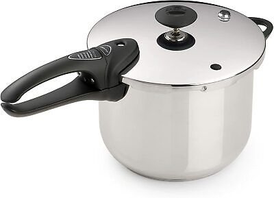 Presto 6-Qt Stainless Steel Pressure Cooker with Tri-Clad Base 01365