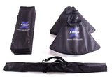 XPole X-STAGE Lite 45mm Spinning Static Dance Exercise X Pole Podium Set Black