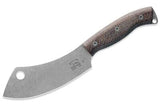 White River Camp Cleaver Knife Natural Burlap Micarta CPM S35VN Steel Blade