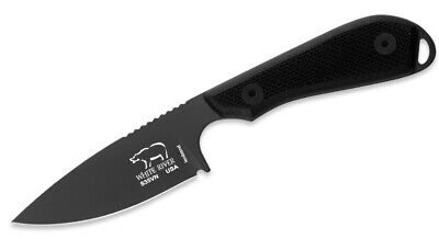 White River M1 Pro Hunting Knife Textured G10 Black PVD Coated Blade