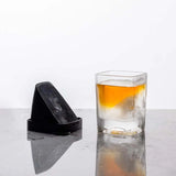 Corkcicle 9oz Whiskey Wedge Glass with Silicone Mold 2 Piece Set