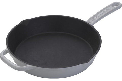 Emeril Lagasse Enameled 12" Cast Iron Cooking Skillet Gray