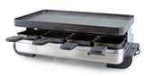 Swissmar 8 Person Stelvio Raclette Party Grill w/Reversible NonStick Grill Plate