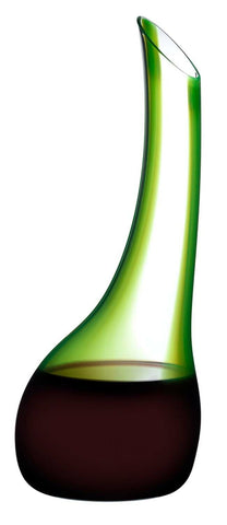 Riedel Cornetto Confetti Fine Crystal Hand Made Wine Decanter Green 1977/13G