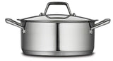 Tramontina Gourmet 5 Qt Prima Stainless Steel Covered Dutch Oven