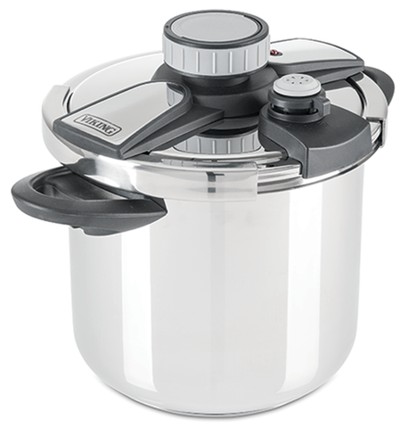Viking 8 Quart Easy Lock Clamp Pressure Cooker with Steamer 7.4 l