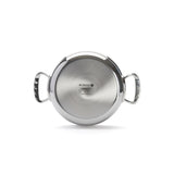 De Buyer 9.5" Affinity Stainless Steel Sautepan with Lid 3741.24 NEW