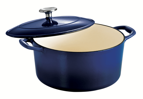 Tramontina Gourmet 5.5 Qt Enameled Cast-Iron Covered Round Dutch Oven Gradated