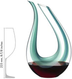 Riedel Amadeo Menta Crystal Wine Decanter Mint Green Stripe 1756/13-M Hand Made