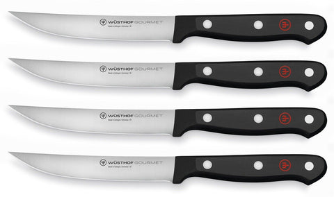 Wusthof Gourmet Four Piece 4 1/2" Steak Knife Set 1125060403