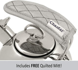 Chantal 1.8 Qt Premium Stainless Steel Classic Stovetop Teakettle