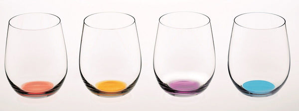 Riedel O Wine Tumbler Happy O Vol. 2 Stemless Glass 4 Piece Set 5414/88