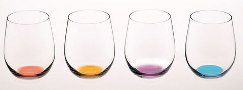 Riedel O Wine Tumbler Happy O Vol. 2 Stemless Glass 4 Piece Set 5414/88