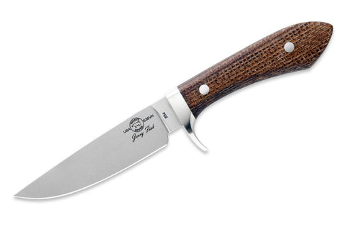 White River Sendero Classic Knife Black Olive Drab Linen Micarta CPM S35VN