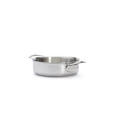 De Buyer 9.5" Affinity Stainless Steel Sautepan with Lid 3741.24 NEW