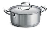 Tramontina Gourmet 5 Qt Prima Stainless Steel Covered Dutch Oven
