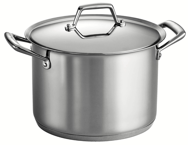 Tramontina Gourmet Prima 12 Qt Tri-ply Base Stainless Steel Covered Stock Pot