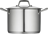 Tramontina Gourmet Prima 8 Qt Tri-ply Base Stainless Steel Covered Stock Pot