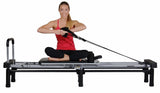 Stamina AeroPilates Reformer 266 Pilates Exercise w Cardio Rebounder & Stand