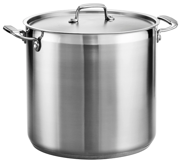 Tramontina Gourmet 20 Qt Tri-ply Base Stainless Steel Covered Stock Pot